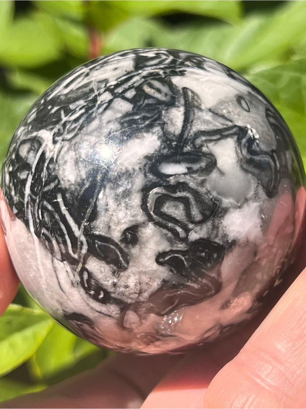 Map (1) Jasper sphere | crystal